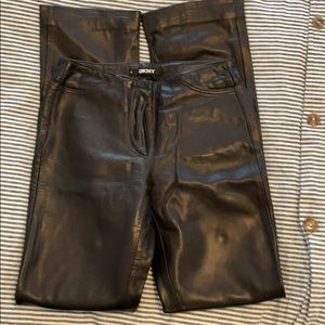 DKNY super soft leather pants